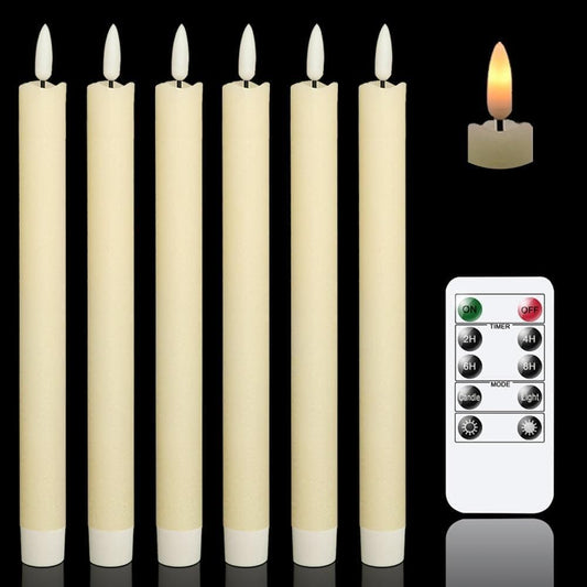 LED Candle with Remote 6pcs Set