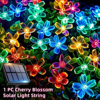 Silicone Flower String Lights - 14 LED