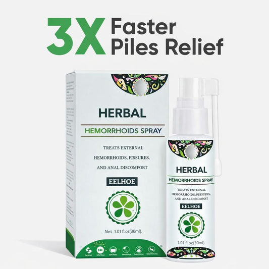 Natural Hemorrhoid (Piles) Relief Spray - Witch Hazel & Aloe (30ml)