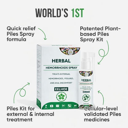 Natural Hemorrhoid (Piles) Relief Spray - Witch Hazel & Aloe (30ml)